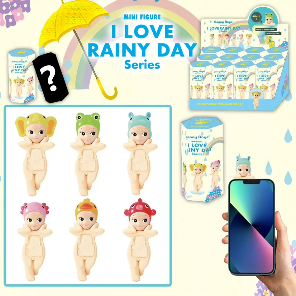 

I LOVE RAINY DAY Series Sonni Hippers Blind Box Аниме Мини Аниме Кукла Милый Декор Фигурка Модель Игрушка Детский Сюрприз Рождественские Подарки
