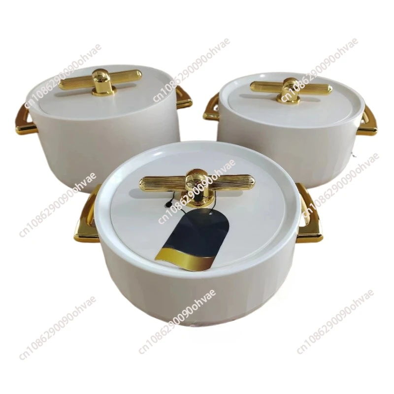 Round new straight body insulation box, lunch box 1.5L, 2.0L, 2.5L