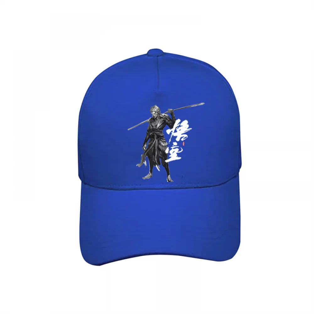 Anime Verstelbare Hoofddeksel Voor Fans Van Mythegames Cos Wukong Cosplay Prop Volwassen Dames Heren Pet Wukong Katoenen Print Honkbalhoed