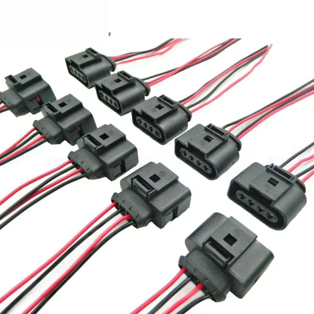 

10 Conectores Bobina Encendido con Arnés Cableado para Audi A3 A4 A5 A6 A8 TT VW Passat Jetta Golf Touareg 1J0973724 4B097372