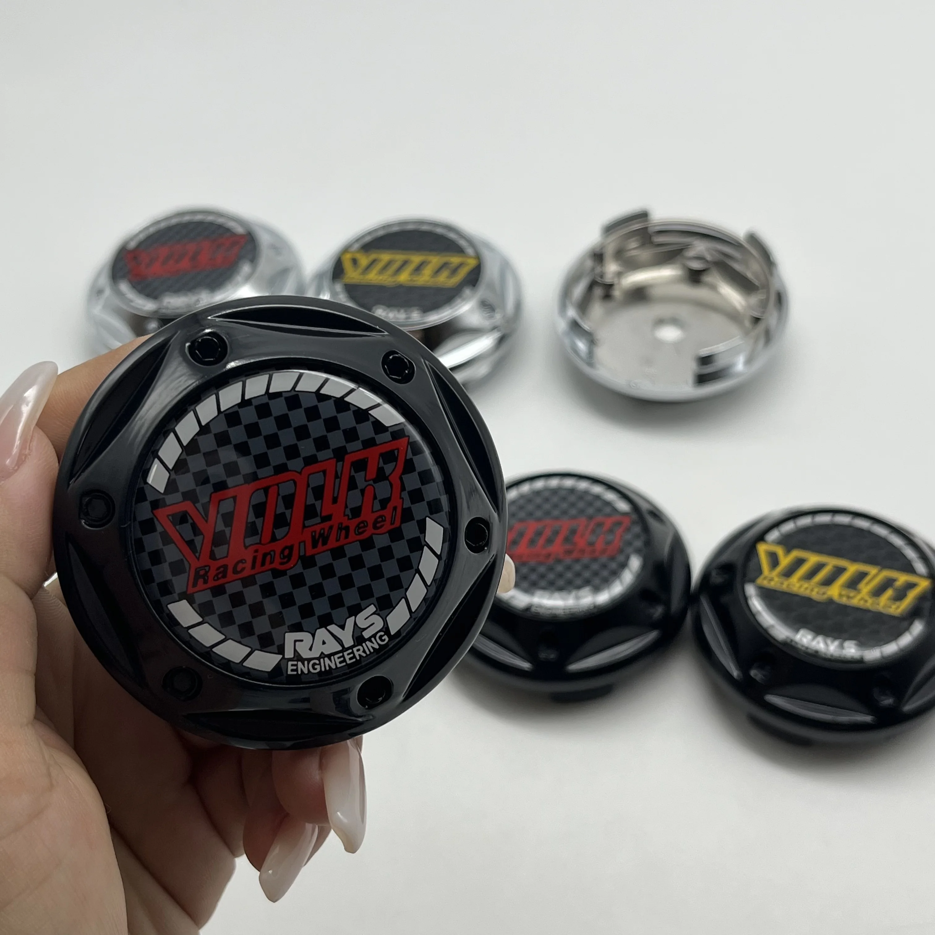 

Набор из 4 высококачественных наклеек-эмблем 68 мм (подходят для наклеек 45 мм) для центральных колпачков колес VOLK, новые аксессуары для стайлинга автомобиля