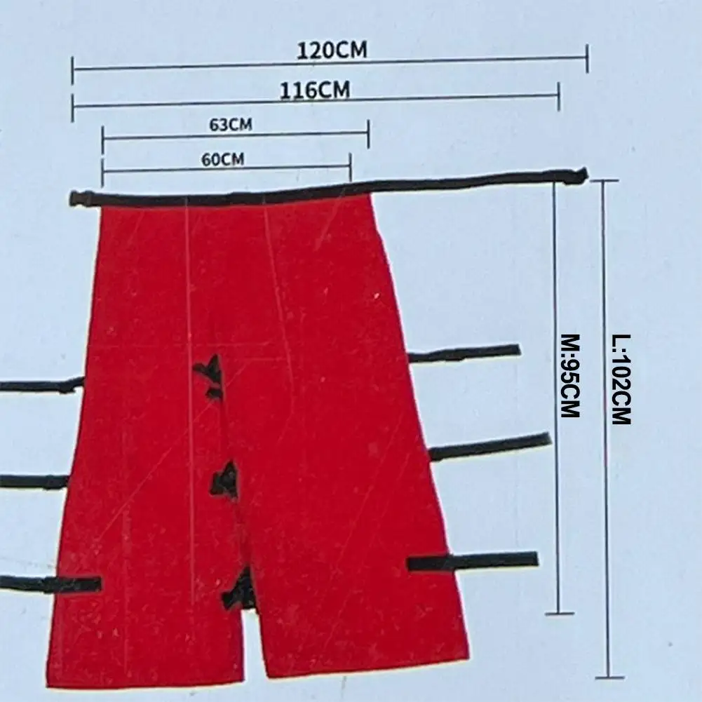 Adjustable Waist Belt Apron Part Roller Black Chainsaw Protective Apron Lightweight Design Unrestricted Movement