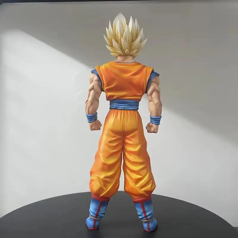 32cm Triple-Headed Dragon Ball Z SSJ2 Goku Action Figure - Super Saiyan PVC Collectible Statue Toy Gift Three Colors Available