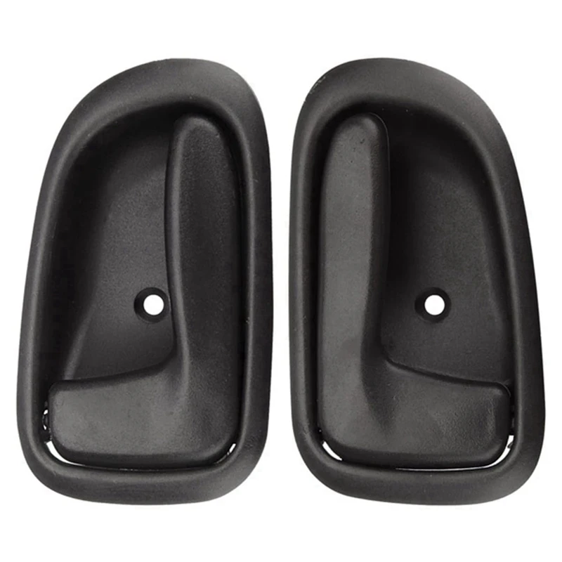 2X Car Inside Interior Door Handle Black Left/Right Side Front Rear For Toyota Corolla GEO PRIZM 1993-1997