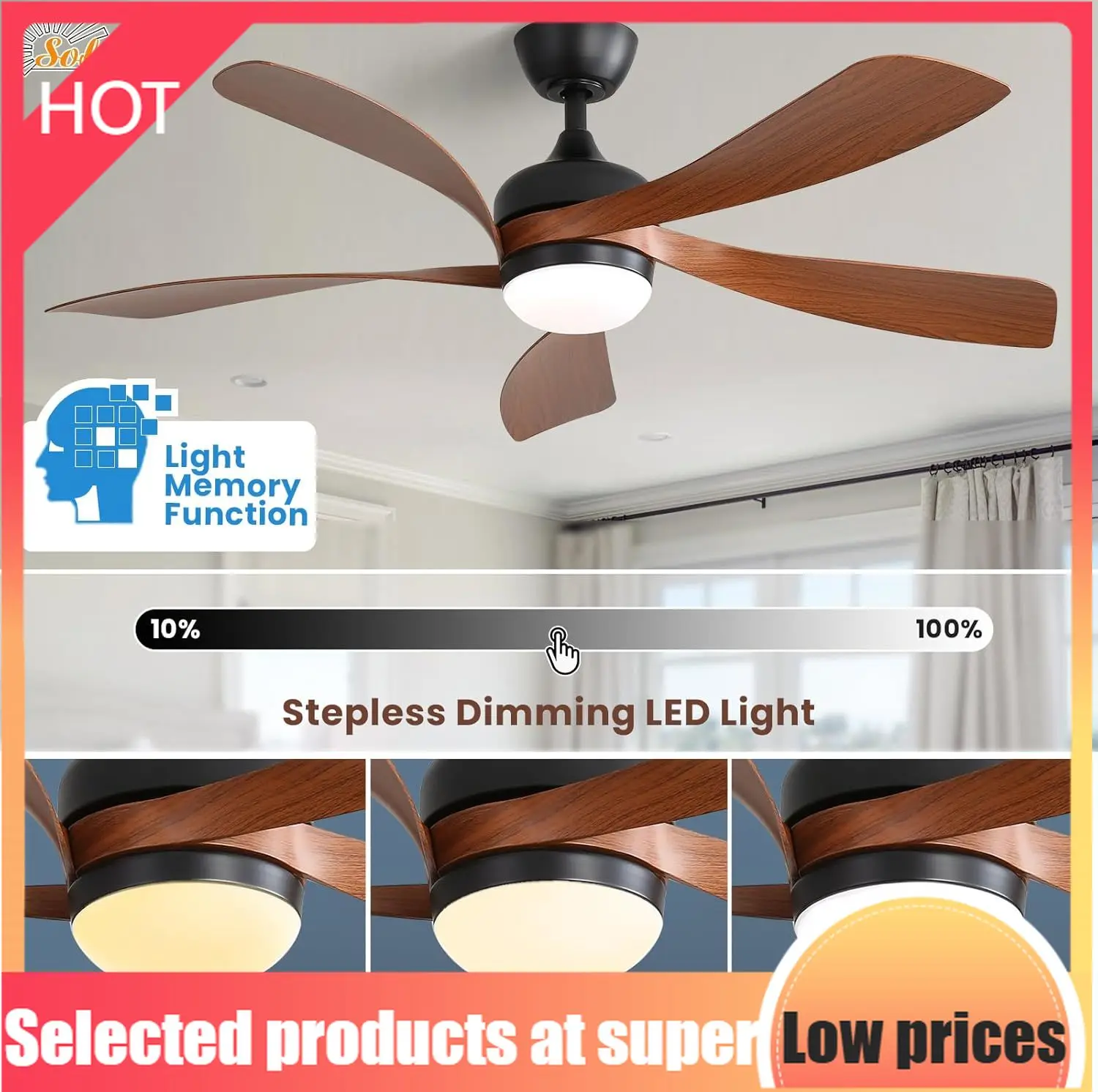 52" Smart Ceiling F…