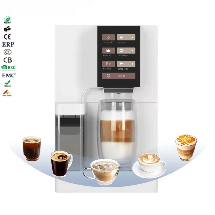 ماكينة اسبريسو أوتوماتيكية احترافية من الفول إلى الكوب 2025 - ماكينة صنع القهوة الأوتوماتيكية بالكامل مع مطحنة #1