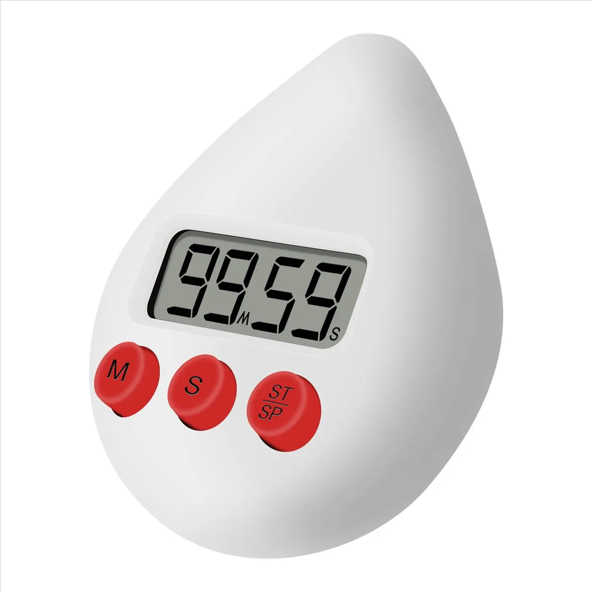 T83C جديد ساعة الحمام الرقمية مقاوم للماء دش على مدار الساعة الموقت درجة الحرارة الرطوبة البصرية مؤقت تنازلي ساعة حائط بيضاء #3