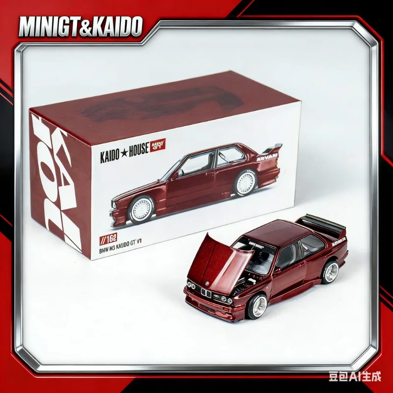 

MINI GT KAIDO House1:64 BMW M3 E30 Works EF Car Model - Alloy Cast Automobile Model, Adult Collection Item, Boys' Toy