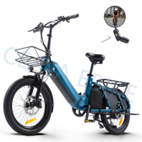 STOCK EU CMACEWHEEL HQ20 Electric Bicycle 20“ City E-bike 48V/20Ah Removeable Battery Adults Cargo Bike, 7 Speed, Toeque Sensor
