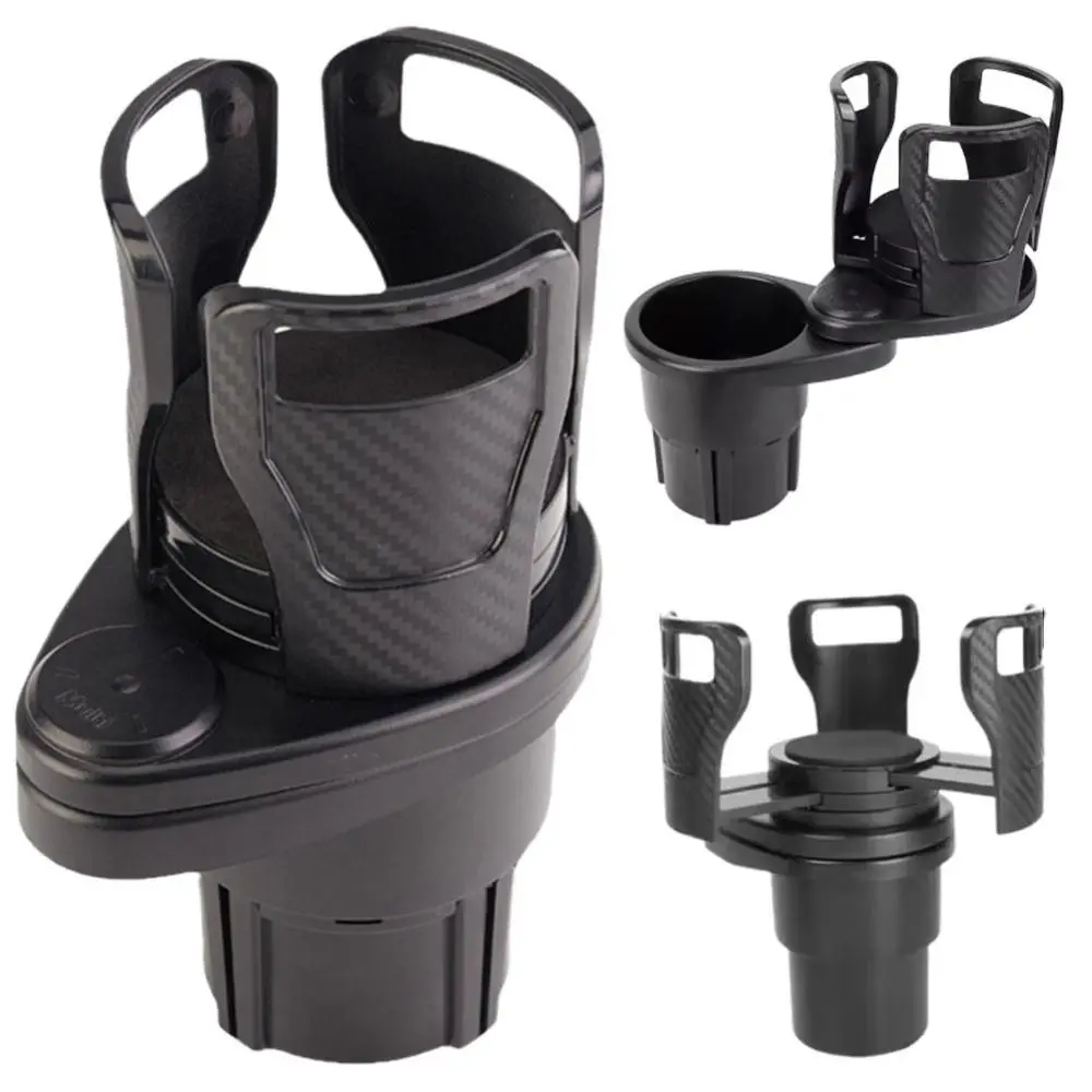 

Многофункциональный расширяемый автомобильный подстаканник 2-в-1: держатель для напитков и органайзер с двойной функцией