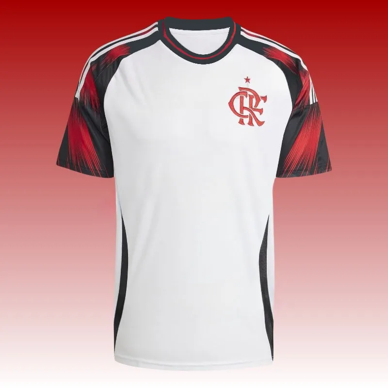 

2025 Venta caliente Flamengo camiseta de fútbol de secado rápido ropa de hombre Jersey impreso moda Casual transpirable