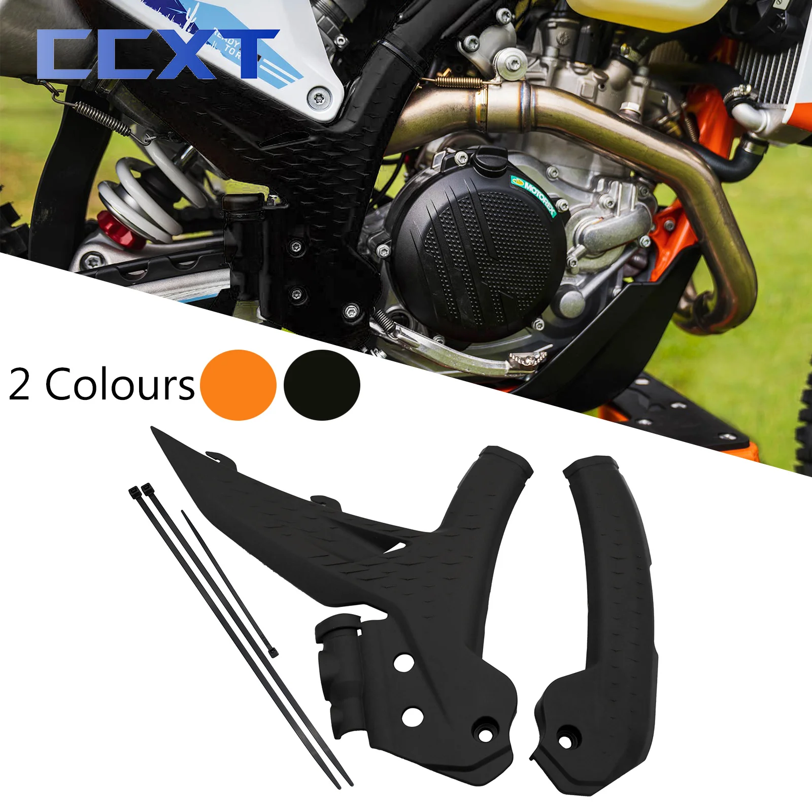 Motorcycle Frame Guard Protector Cover For KTM EXC EXCF XCW 2024 XC SX XCF SXF 2023-2024 125 150 200 250 300 350 400 450 500