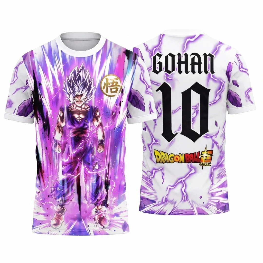 

Футболка с принтом Dragon Ball Super Series Rock Wukong 2026, летняя спортивная быстросохнущая мужская футболка, детская 3D футболка