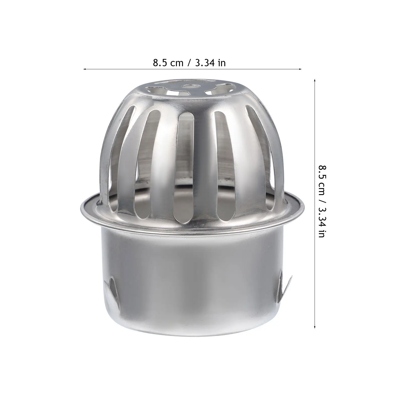 Stainless Steel Gutter Guard Downspout Filter Heavy Duty Leaf Strainer for Roof Drain Hole Easy Install
