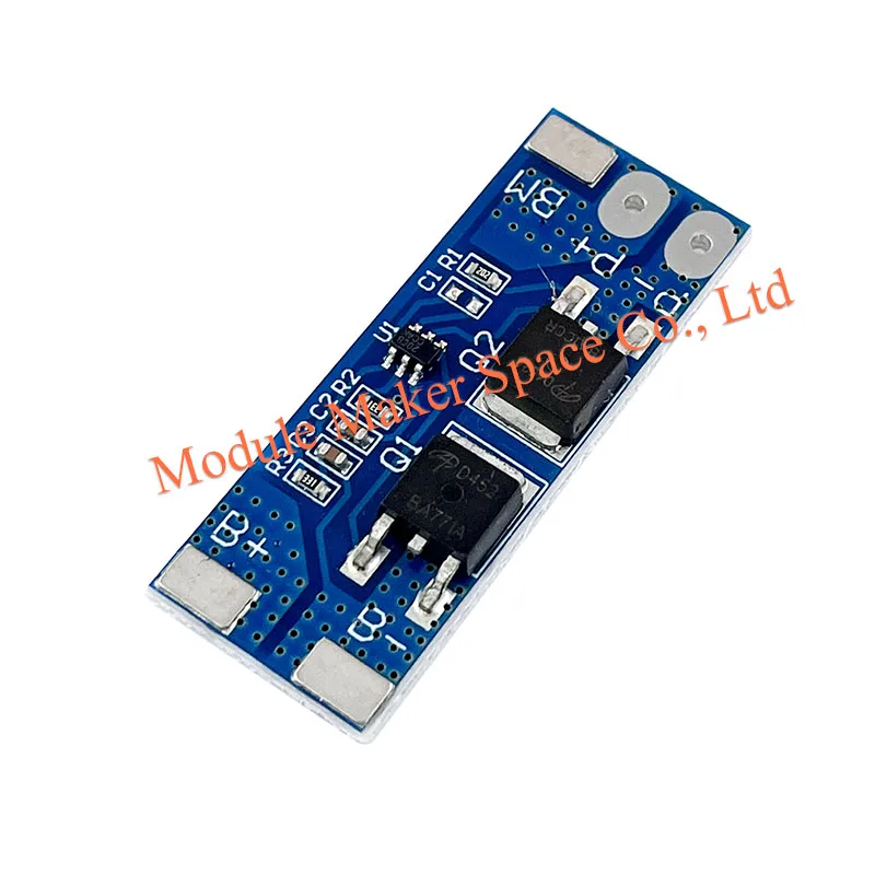 2S 7.4V-8.4V 8A Li-ion BMS Protection Board 15A Peak Current PCM for 18650/Lipo Battery Packs Overcharge/Discharge Protection