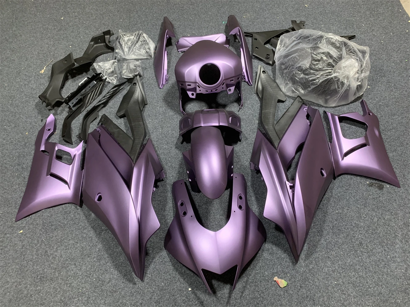 Motorcycle Fairing Kit fits the Yamaha R25 19 2021 22 23 year R3 2019 2020 2021 2022 2023 fairing purple motorcycle housing