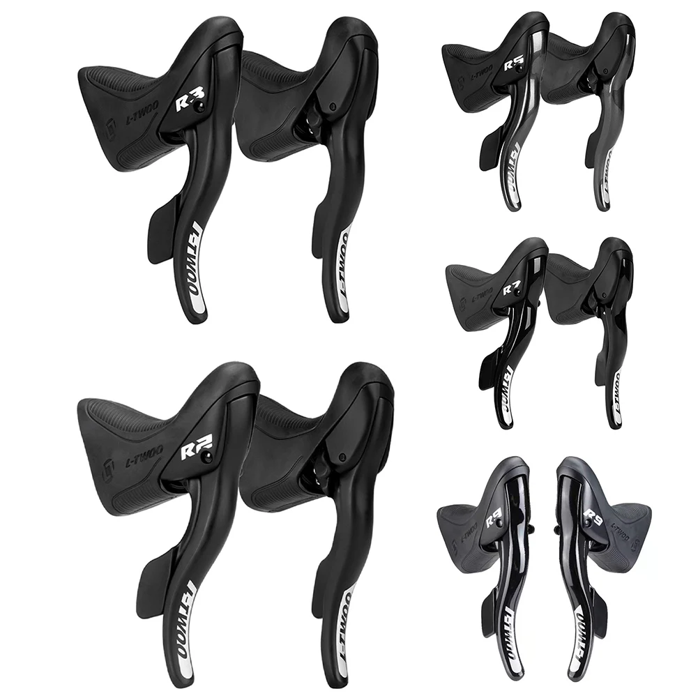 

R2/R3/R5/R7 2x7/8/9 Speed Road Bike Shifters Lever Brake Mountain Road Bicycle Compatible Derailleur For-LTWOO Bikes Accessories