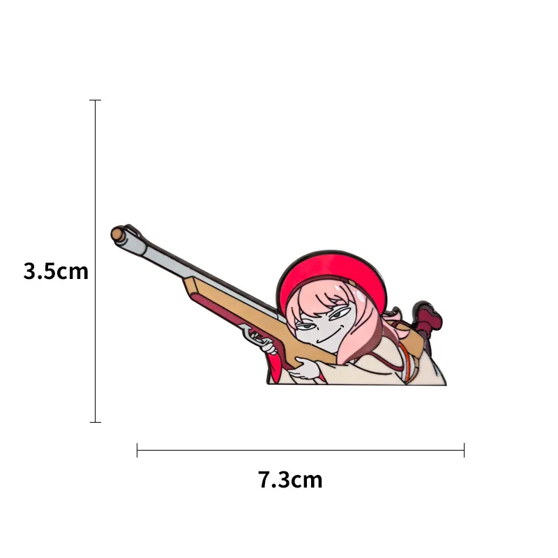 Funny Anime Girl Anya Brooches for Clothing Hard Enamel Pin Briefcase Badges Manga Lapel Pins for Backpack Jewelry Accessories