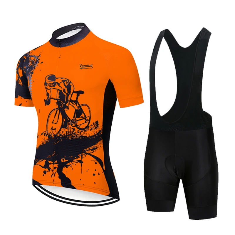 2023 Cycling Jersey Set VENDULL Summer Mountain Bike Clothing Pro Bicycle Cycling Jersey Sportswear Suit Maillot Ropa Ciclismo