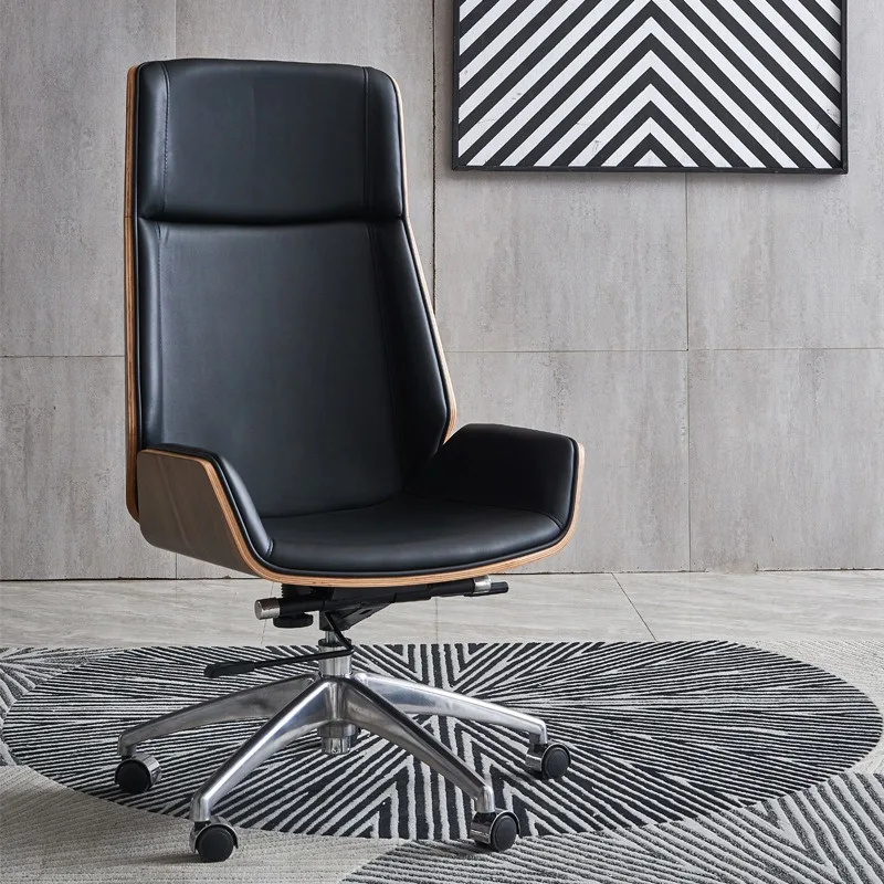 Luxury Ergonomic Executive Office Chair 135° Recline with Footrest High Back Swivel Computer Gaming Chair for Boss Home Officesk