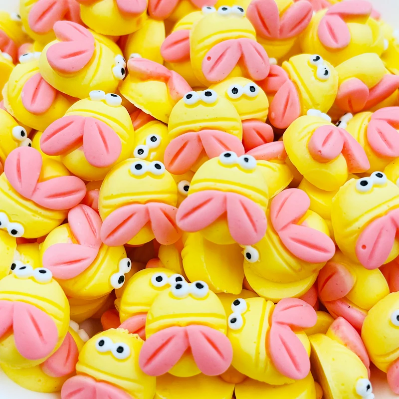 

Kawaii Cartoon Little Bee Resin Cabochons, Flat Back, Scrapbook, DIY Jewelry, Hairpin Accessories, Craft, New, A70, 20 Pcs