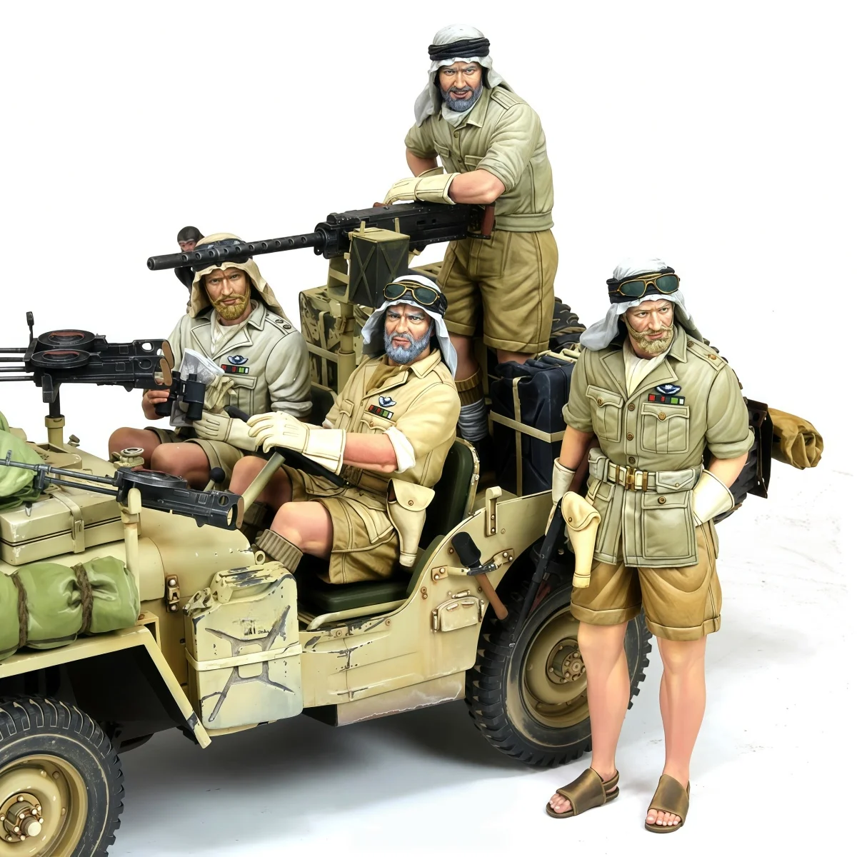 1/35 resin model kit - British Special Air Service (4-person) - unassembled and unpainted - GK