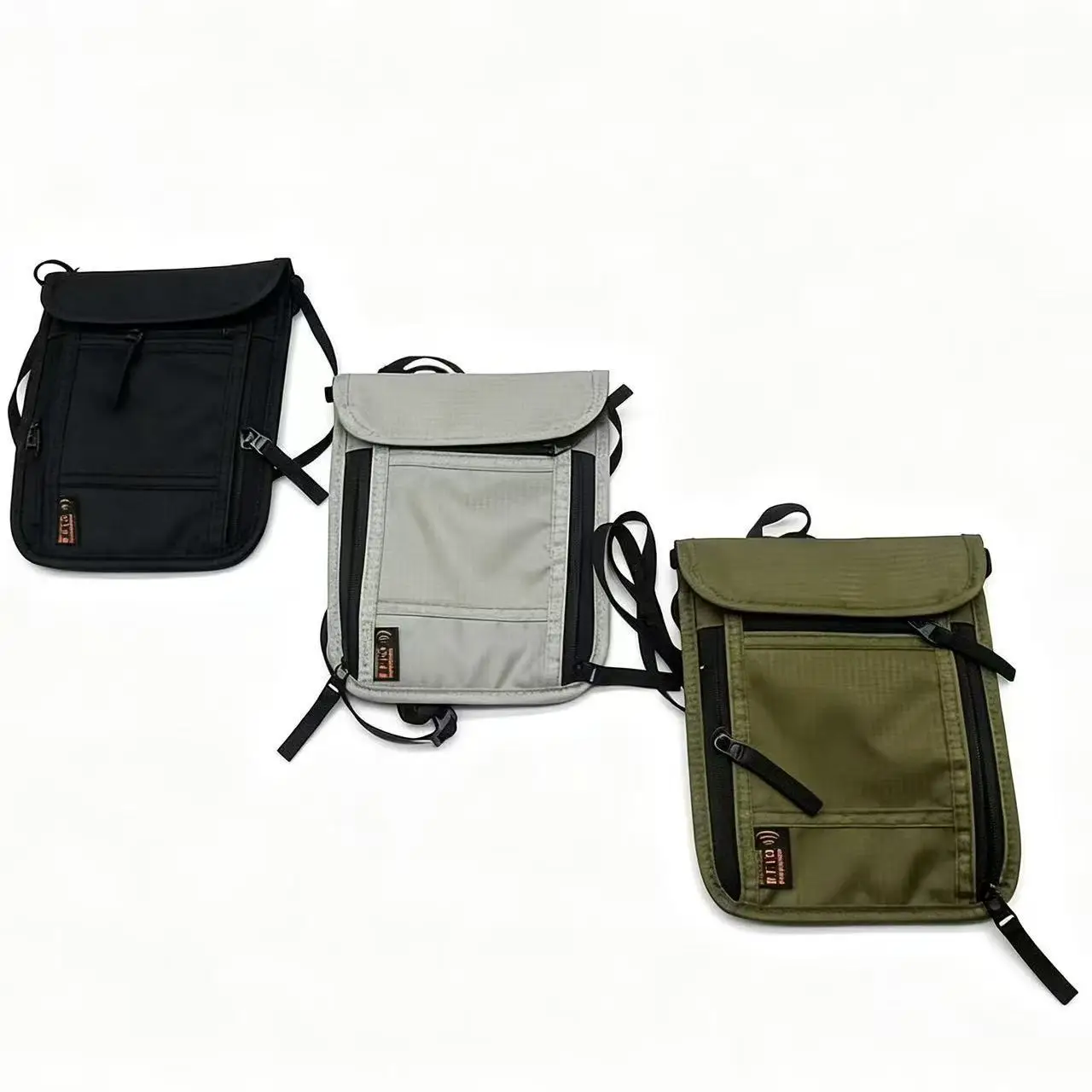 New FRID Anti-Theft Card Holder Passport Bag, Multi-Functional Waterproof Ticket and Change Organizer