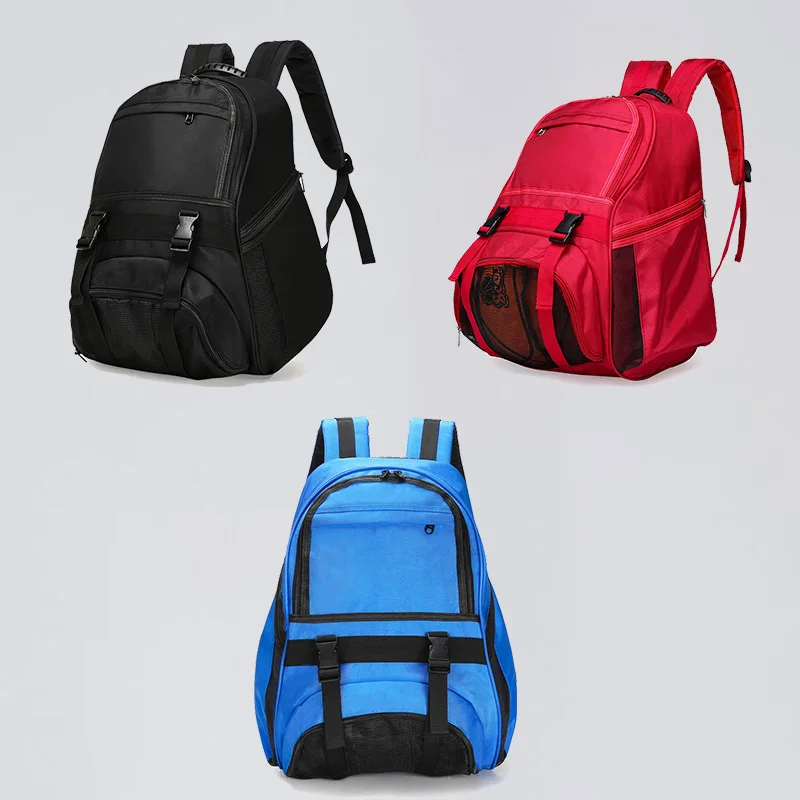 New Football Training Backpack For Men And Women's Fashion Travel High Quality Waterproof Oxford Cloth Lightweight Red Backpack