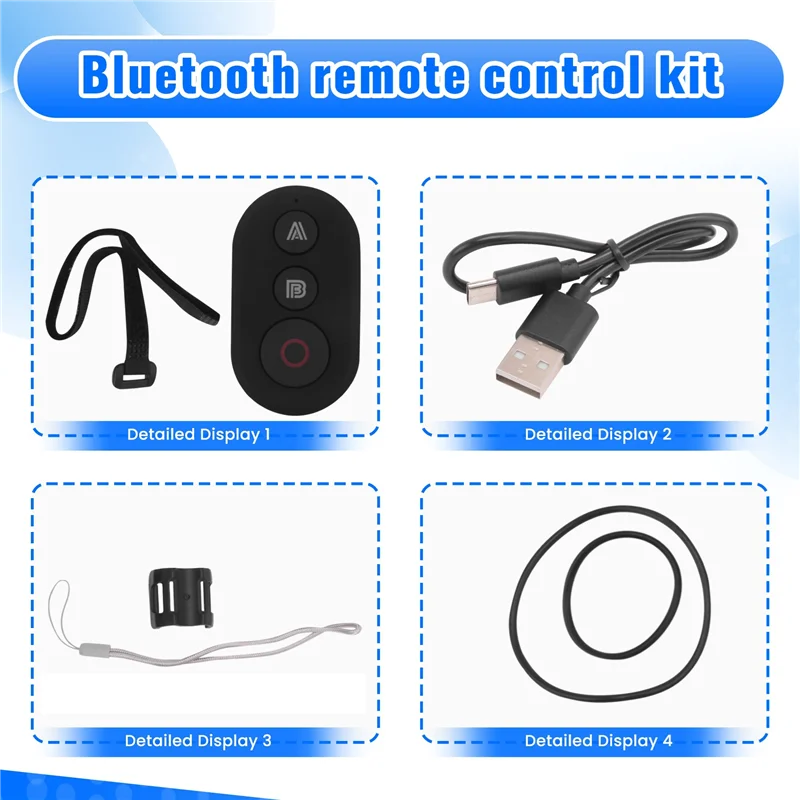 A69Z Bluetooth Remote Control For Insta360 X3 X4 Ace Pro 2 Gopro 12 13 Versatile Camera Accessories