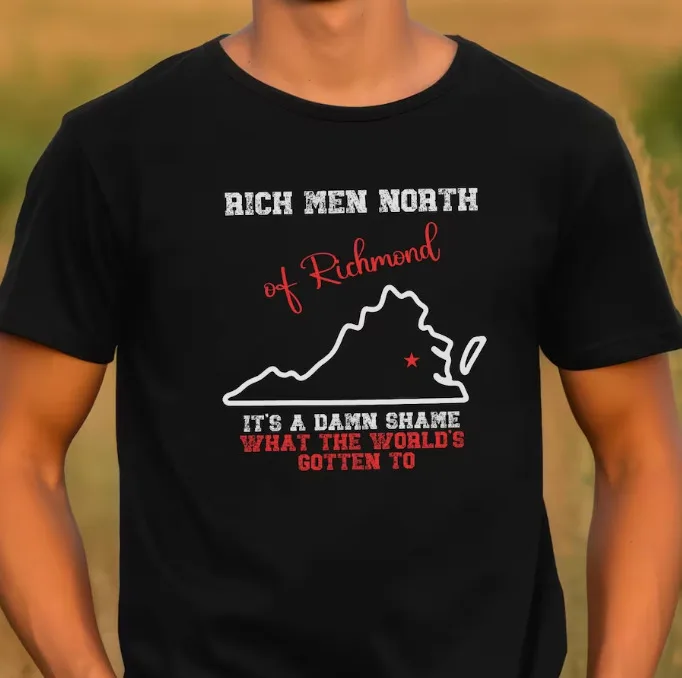 

Rich Men North Of Richmond Shirt, Oliver Anthony Dame Shame Shirt. S-5Xl