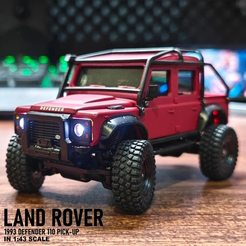Wen Nanfeng 1993 Defender 110 Full-Scale 1:43 Land Rover Scale Rc Climbing Remote Control Off Road Vehicle Car Toy Adult Gift