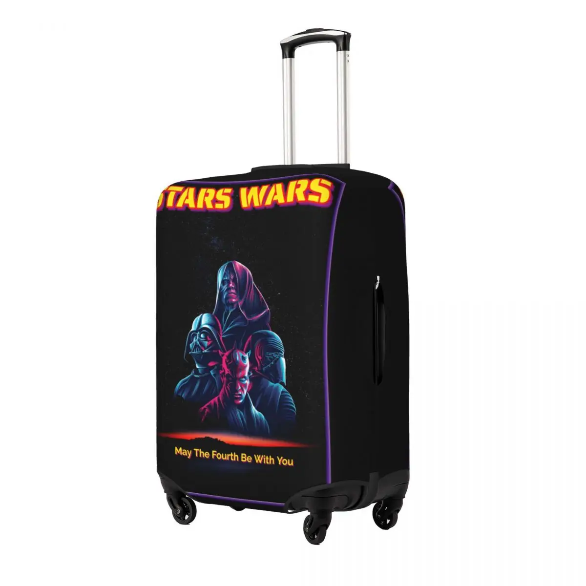 Cartoon W-Wars Anime S-Star Suitcase Cover Business Protection Flight Strectch Luggage Case