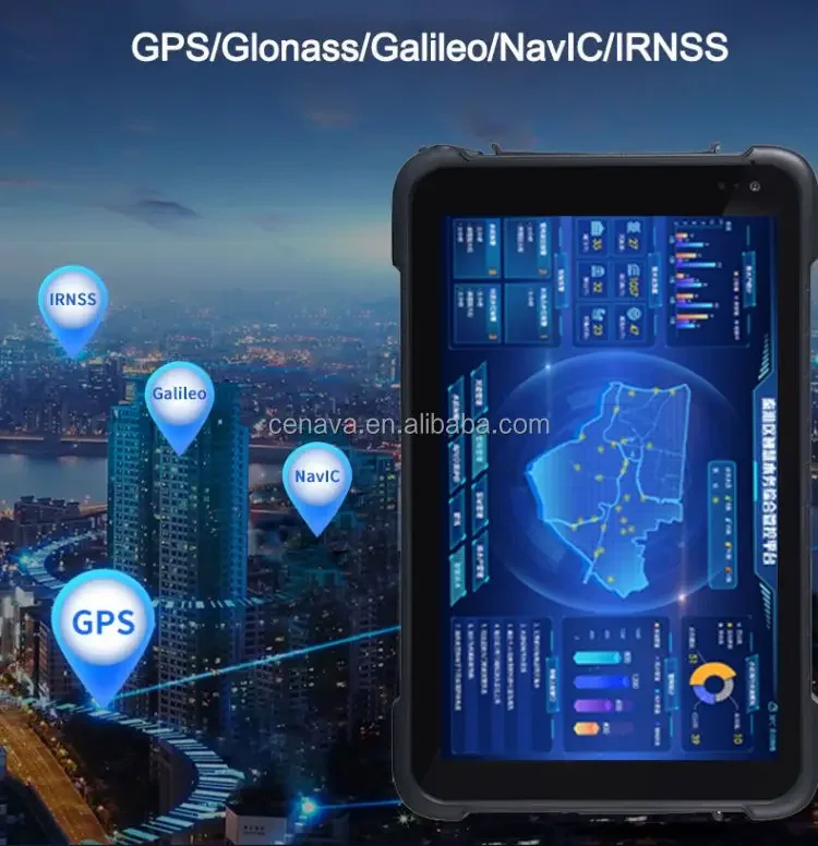 NEW 8 Inch Supports 1280*800 Resolution Gps Positioning Nfc Function with Custom Scanning Industrial Android Rugged Tablet
