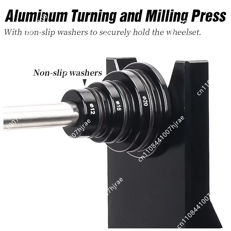 Bicycle Hub Thru Axle Adapter Wheel Fix Shaft For Wheel Truing Stand MTB Road Bike Rim Correction Maintenance Repair Accessory