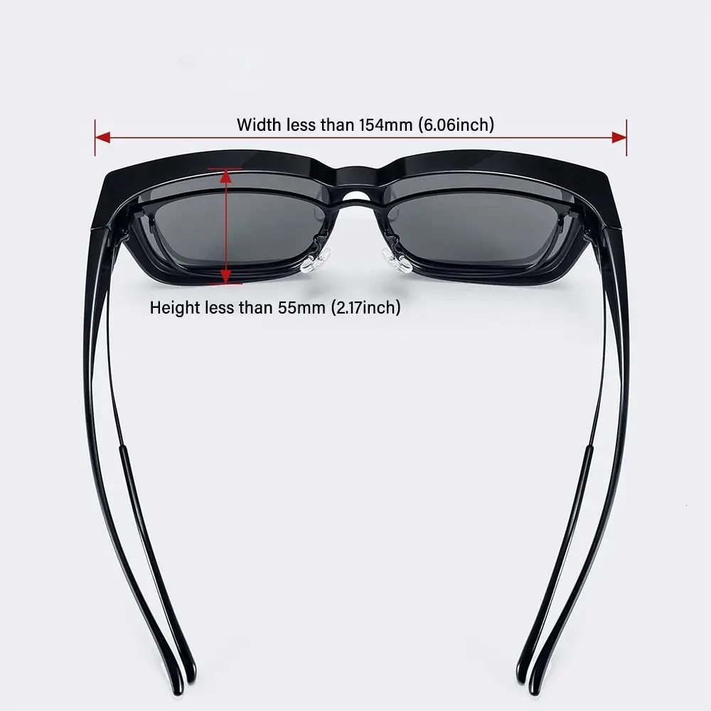 Women Men for Driving Riding Sun Glasses Square Shades Wrap Around Fit Over Glasses Sunglasses Polarized