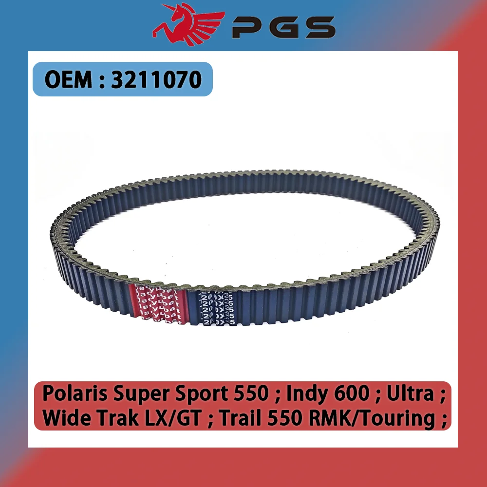 PGS 1200x35 Drive Belt 3211070 For Polaris Super Sport 550 Touring ES Trail 500 RMK SP SKS ES RMK Wide Trak GT LX