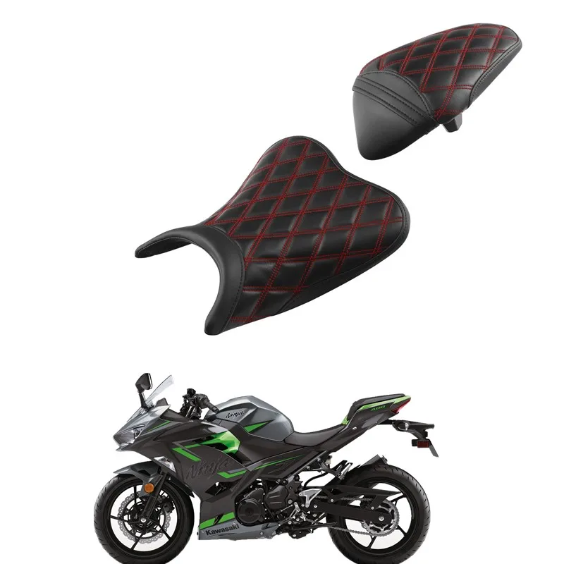 

For Kawasaki Ninja 400 2018-2022 Z400 2019-2022 Motorcycle Driver Passenger Seat Cushion Motorcycle Acsessories