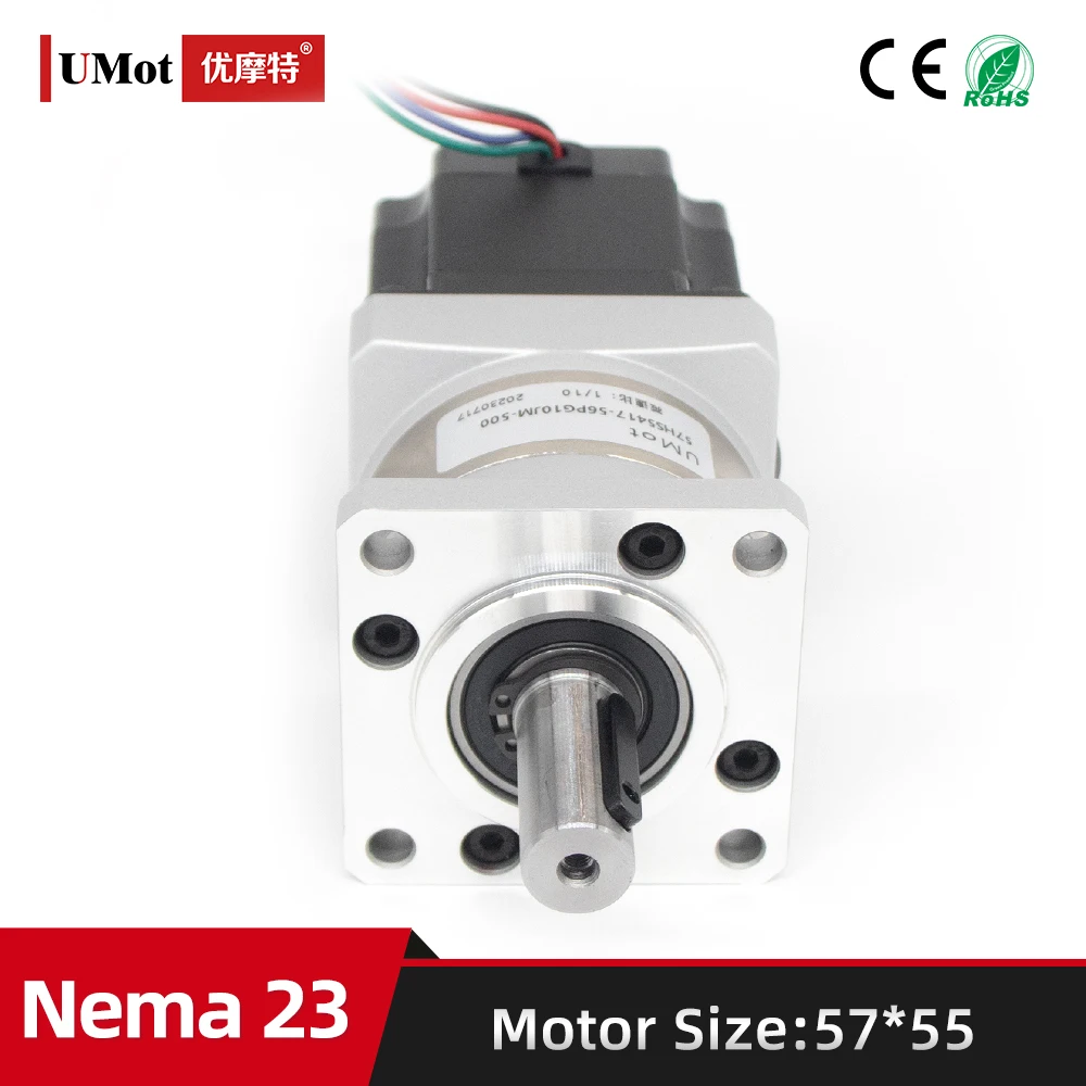 

Hybrid Micro Length 55mm Nema 23 High Precision Gearbox Planetary Geared Stepper Motor With Reducer Ratio 35/40/50 For UAVS