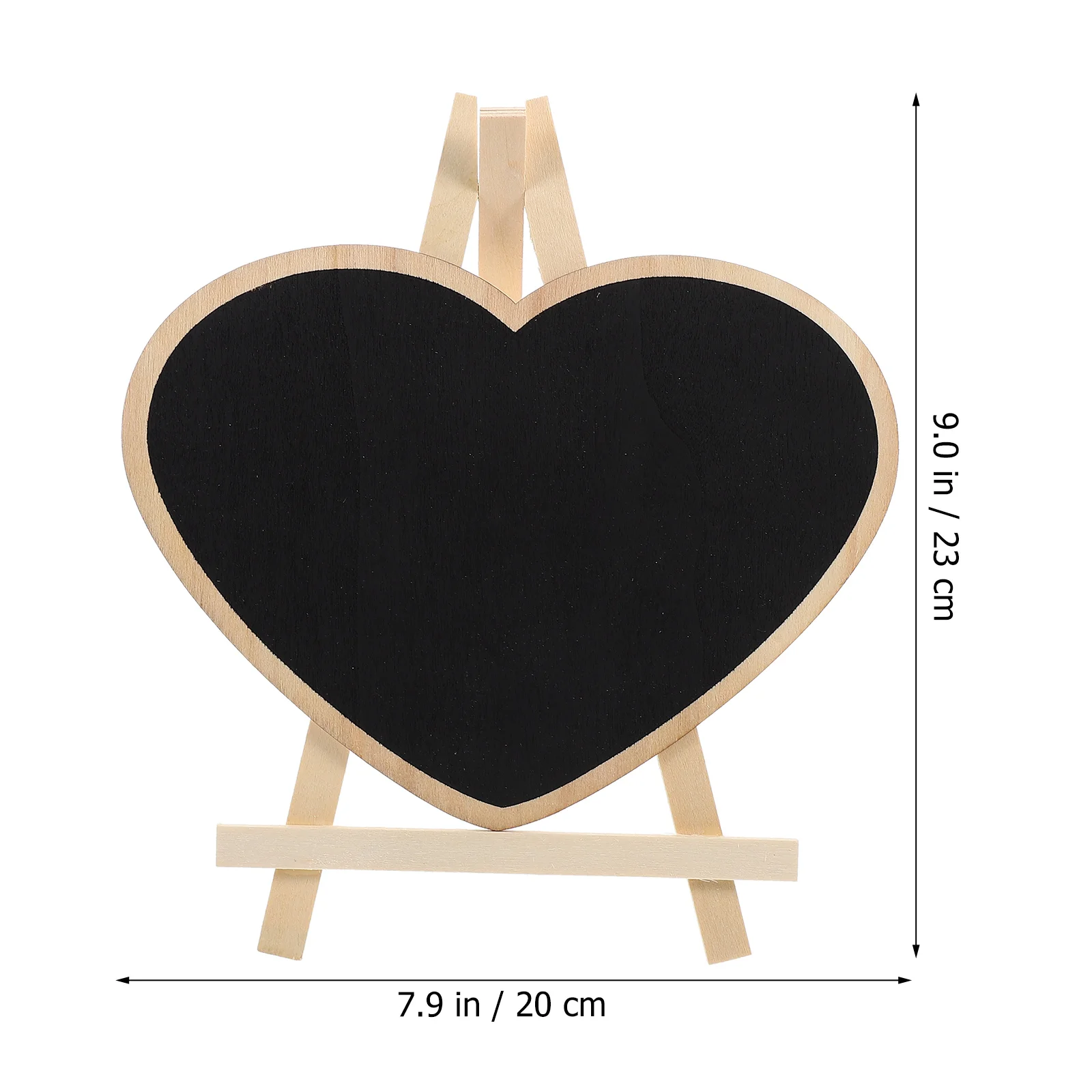 

4 Pcs Wooden Drawing Board Black Signs Chalk Chalkboard with Base Blackboard Tabletop Chalkboards