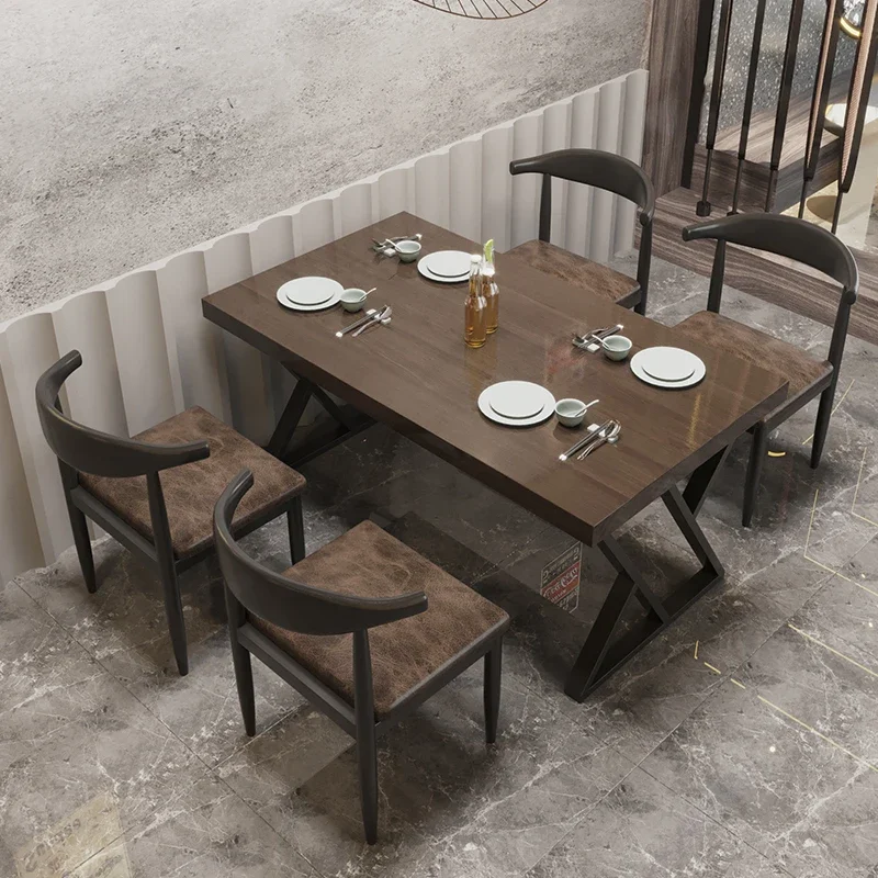 Black Kitchen Restaurant Chairs Nordic Metal Wood Vintage Restaurant Chairs Camping Modern Soft Sillas De Comedor Home Furniture