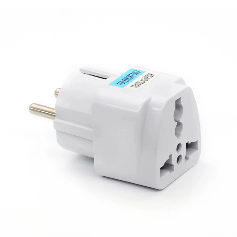 SANDIY EU US UK Plug Adapter Universal Conversion Plug 10A 250V Japan Korea Russia Israel Brazil India Travel Power Adapters