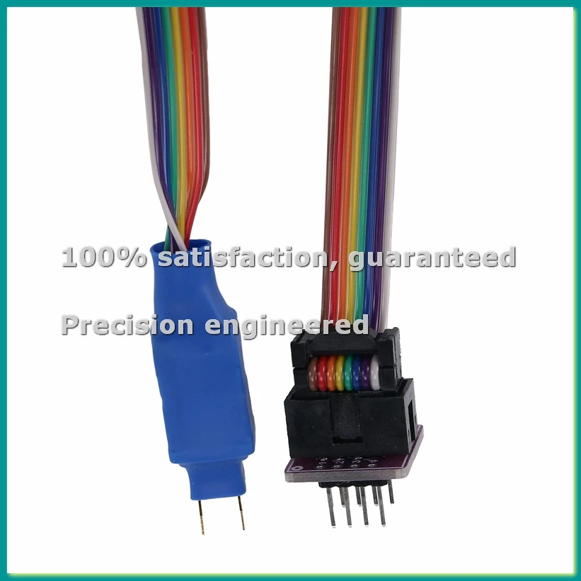 SOIC8 SOP8 Test Clip Probe Line for EEPROM 93CXX/25CXX/24CXX Circuit Programming on USB Programmer TL866 RT809H(B)-TCES