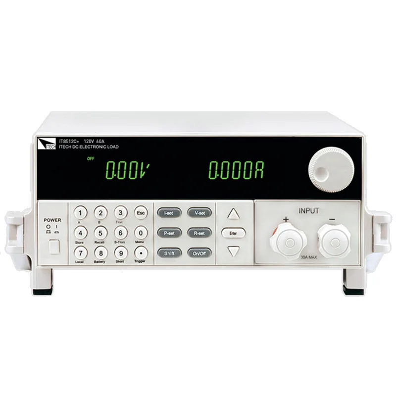 ITECH 120V/60A/300W Programmable Electronic Load DC Lab Single Channel for Factory Research Institutes IT8512C+