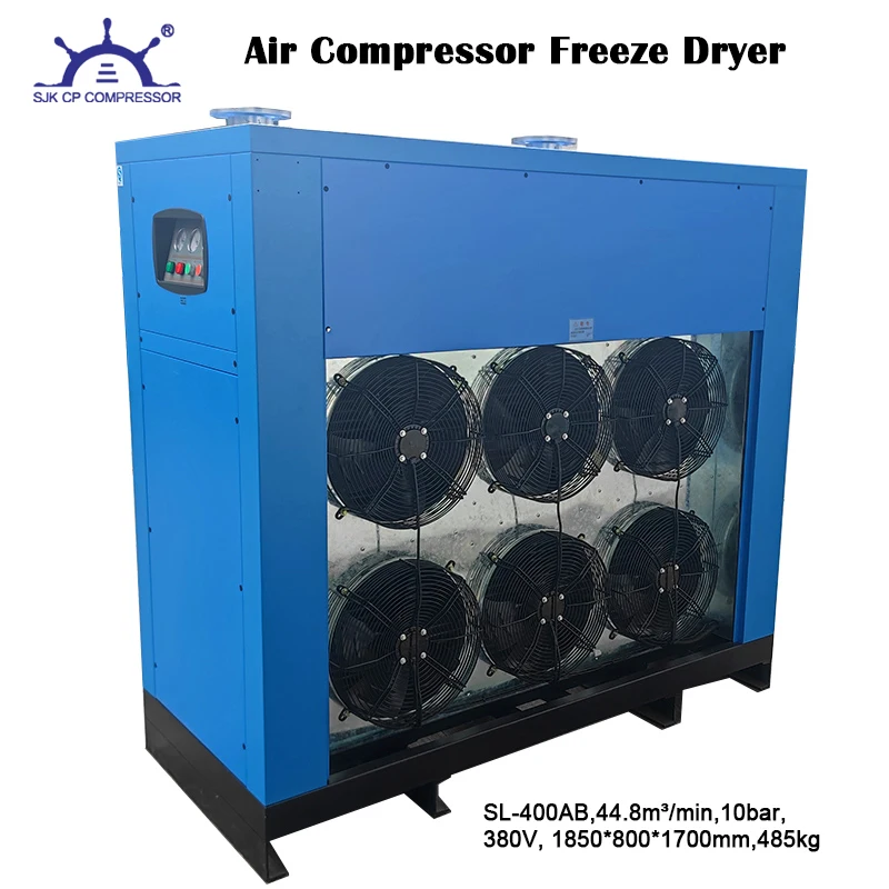 High Pressure High Temperature 10HP 15HP 20HP 400HP Metal Compressed Air Dryer Refrigerated