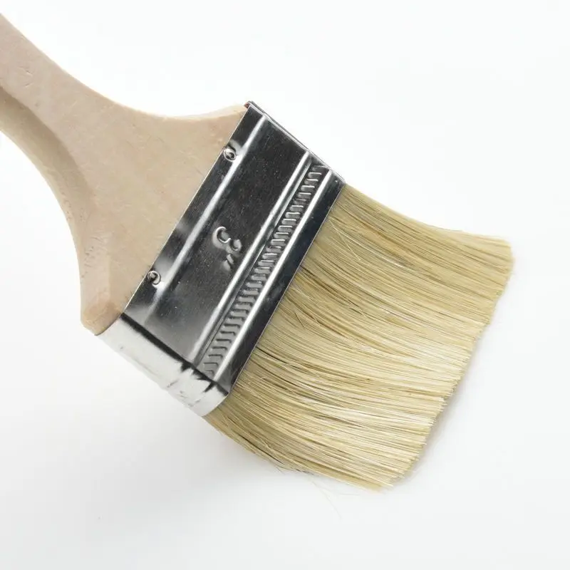 Cepillo de fibra de palma engrosada para limpieza, cepillo de barrido de polvo, cepillo de pintura de cerdas de cerdo mixtas, barbacoa sin pelusa, cabello largo para el hogar, Bru