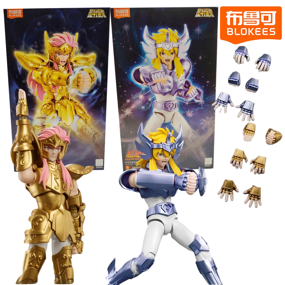 Neue BLOKEES Original Saint Seiya Action-figuren Champion Class Series Anime Puppen Montieren Modell Ornamente Dekor Überraschung Geschenke