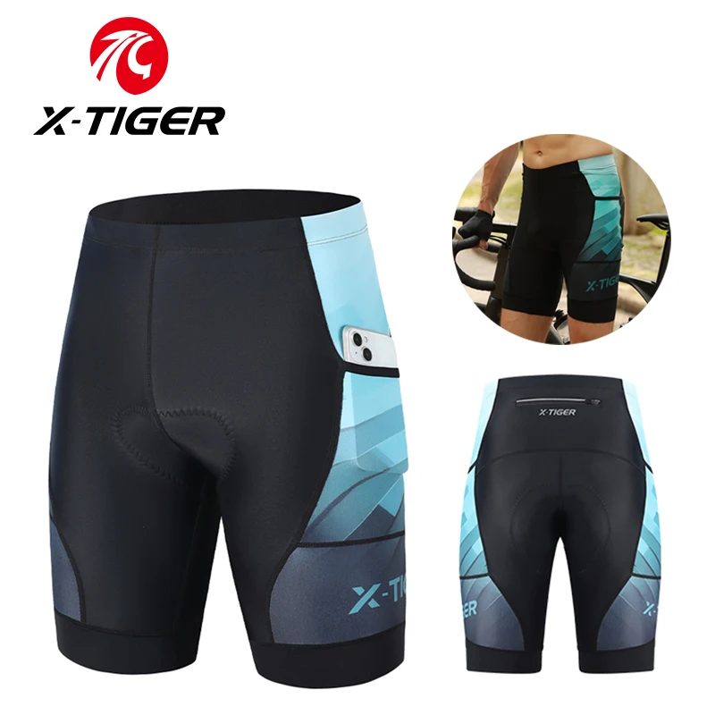 

X-TIGER Cycling Shorts Men's Summer Quick Dry Breathable Cycling Jersey Professional Sponge Pad Mountain Road Bike Shorts