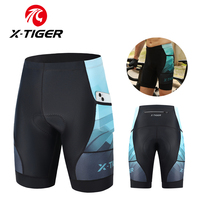 X-TIGER Cycling Shorts Men's Summer Quick Dry Breathable Cycling Jersey Professional Sponge Pad Mountain Road Bike Shorts