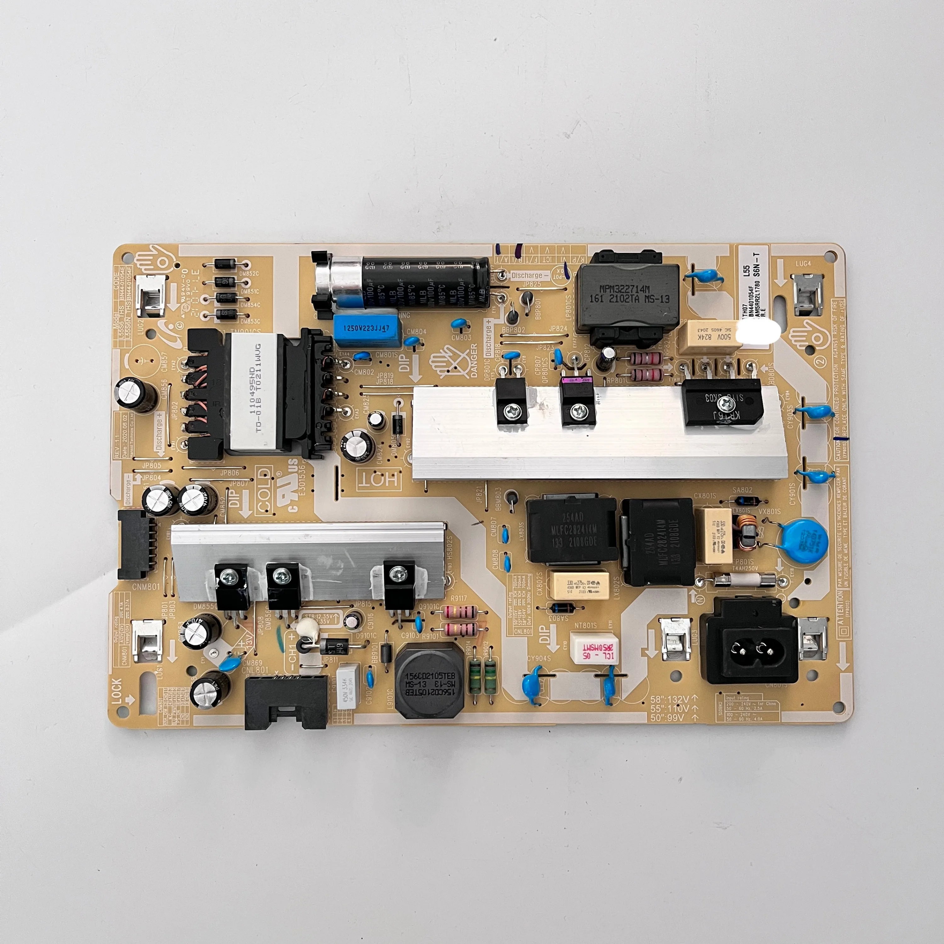 

New Genuine TV Power Supply Board L55S6N_ THS BN44-01054F = BN44-01054E Works Properly For LCD TVs UN50TU8000FXZA TV Accessories