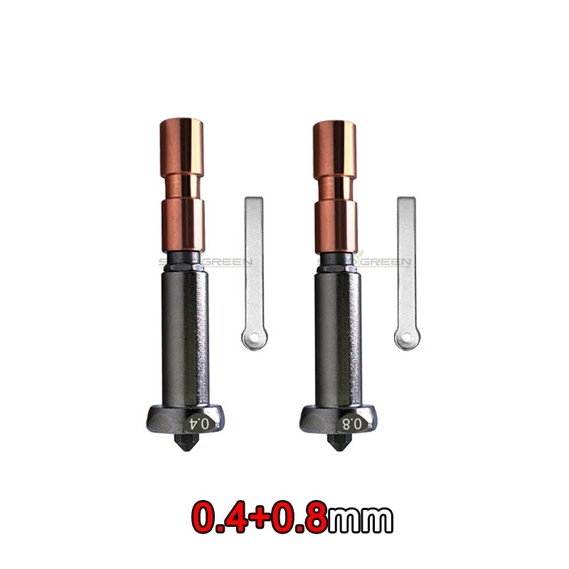 Neu verbesserte Düse für Anycubic Kobra 3 Max. Kehle Kobra 3 Max Combo Düse 0,4 mm 0,6 mm 0,8 mm schnelle Erwärmung